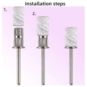 100 Pcs Sanding Bands for Professional Nail Care