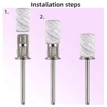 100 Pcs Sanding Bands for Professional Nail Care