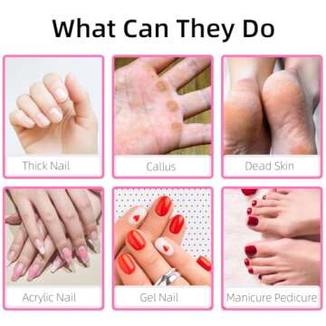 100 Pcs Sanding Bands for Professional Nail Care