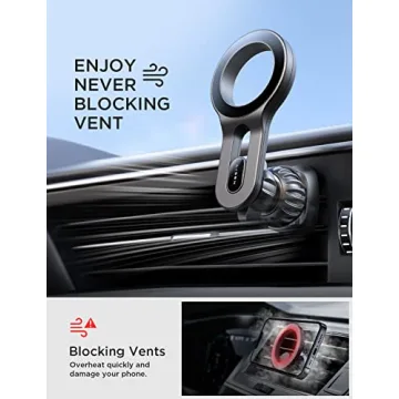 LISEN MagSafe Car Mount for iPhone 16 - Ultra Magnetic