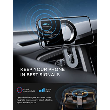 LISEN MagSafe Car Mount for iPhone 16 - Ultra Magnetic