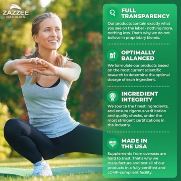 Zazzee D-Mannose Capsules - Fast-Acting UTI Support