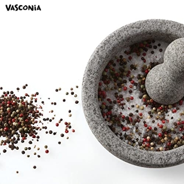Vasconia Granite Molcajete Mortar for Flavorful Dishes