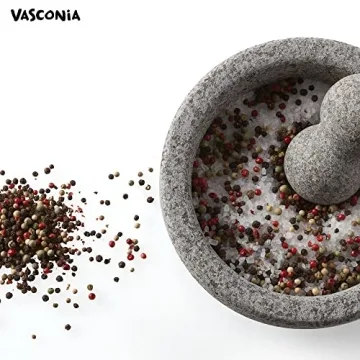 Vasconia Granite Molcajete Mortar for Flavorful Dishes
