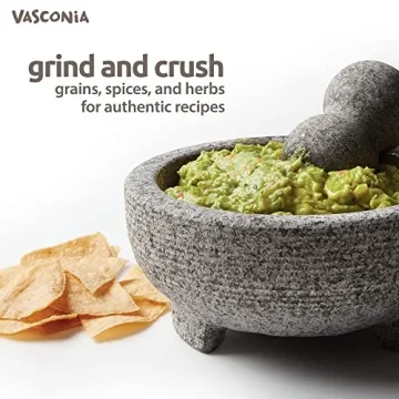 Vasconia Granite Molcajete Mortar for Flavorful Dishes