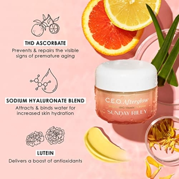 Sunday Riley C.E.O. Afterglow Vitamin C Moisturizer 0.5oz