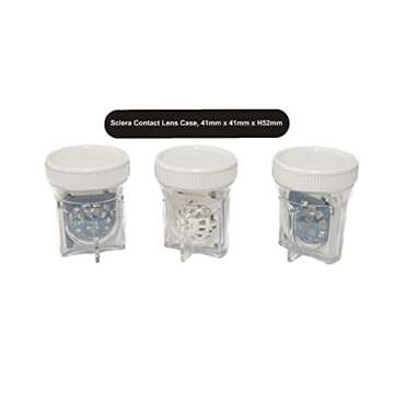 Durable & Portable SPORTS WORLD VISION Contact Lens Case