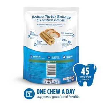 Daily Dental Dog Treats for Small Dogs - Chicken Flavor