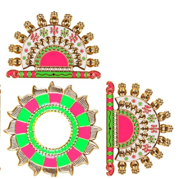 Colorful Handmade Diwali Rangoli Decor for Home