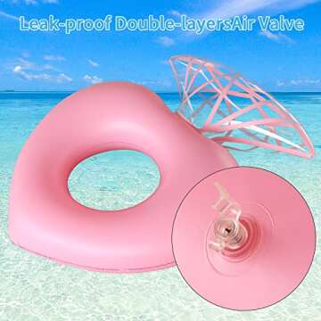 Diamond Swimming Ring Floaty Party Pools Beach Toys for Adults Inflatable Swimming Ring Floating Bed Fun Party Beach Floaty Party Pools Inflatable Floating Bed Fun Party Beach Swim Pool Toys…