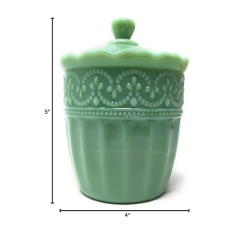 Elegant Jade Sugar Bowl for Home and Gift
