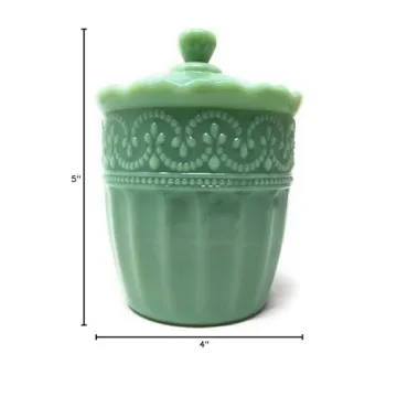 Elegant Jade Sugar Bowl for Home and Gift
