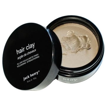 Jack Henry Hair Clay - Eco-Friendly, Strong Hold, Natural Ingredients