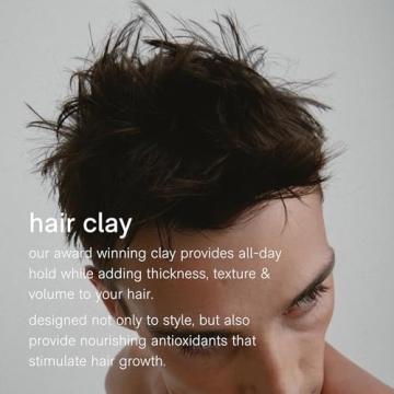 Jack Henry Hair Clay for Natural Styling and Hold