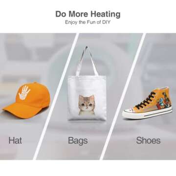 Dovov Mini Heat Press, Small Heat Press Machine for T Shirt, Shoes, Hats, Iron Press for Small HTV Vinyl Projects (Green)