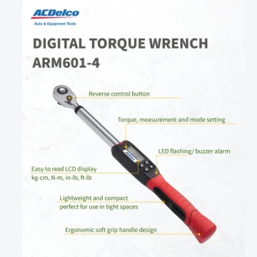 ACDelco ARM601-4 Heavy Duty Digital Torque Wrench