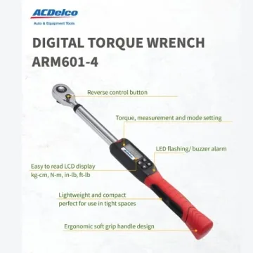 ACDelco ARM601-4 Heavy Duty Digital Torque Wrench
