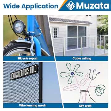 Muzata Heavy Duty Cable Cutter for DIY and Industrial Uses