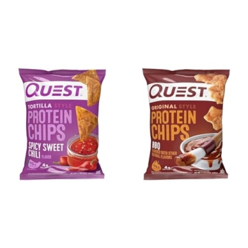 Quest Nutrition Spicy Sweet Chili Tortilla Chips - High Protein & Low Carb (Pack of 12)