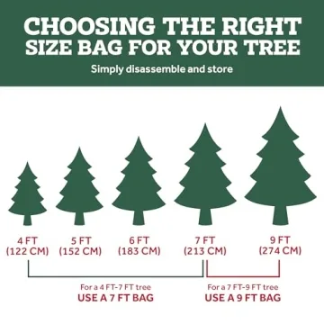 Zober Christmas Tree Storage Bag for 9 Ft Artificial Trees
