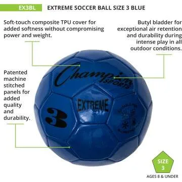 Champion Sports Extreme Soccer Ball - Performance & Durability