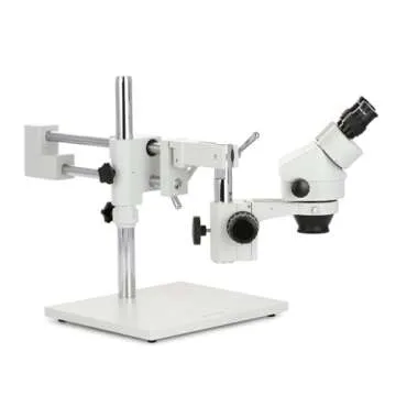 AmScope SM-4B Professional Stereo Microscope with Boom Stand