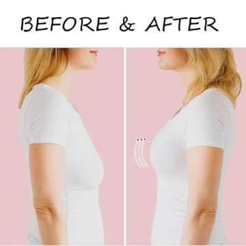 EMOET Transparent Breast Lift Tape and 10 Pcs Lace Petal Backless Nipple Cover Set,Fashion Medical A...