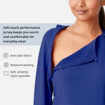 Care+Wear x Oscar de la Renta Hoodie for Women - Stylish Comfort