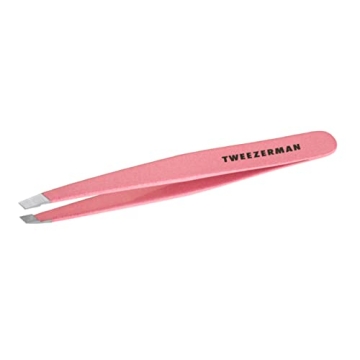 Tweezerman Dusty Rose Slant Tweezer - Precision Hair Removal Tool