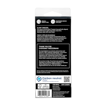 Tweezerman Dusty Rose Slant Tweezer Precision Hair Removal