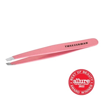 Tweezerman Dusty Rose Slant Tweezer Precision Hair Removal