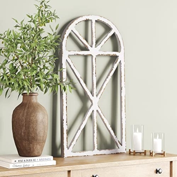 Rustic Window Frame Wall Decor for Vintage Home Style
