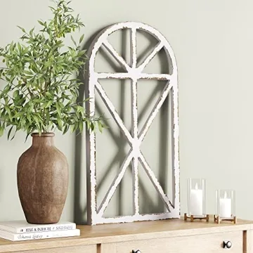 Rustic Window Frame Wall Decor for Vintage Home Style
