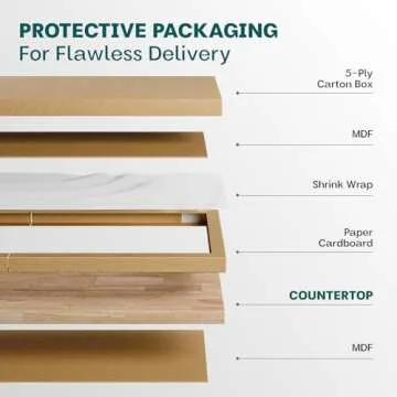 Bme Hevea Solid Wood Butcher Block Table Top for DIY