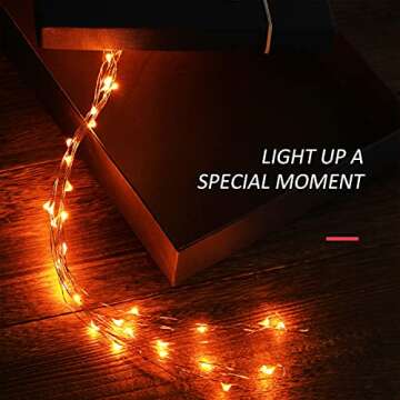 Ariceleo Mini Fairy Lights: Battery Operated, Bright & Waterproof