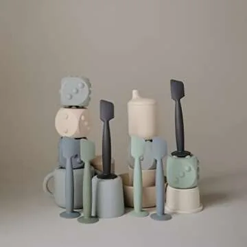 mushie Soft Silicone Diaper Cream Applicator - Convenient & Mess Free