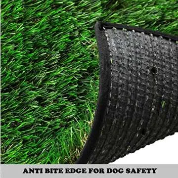 HQ4us Large Dog Grass Pad with Tray & 2 Grass Mats