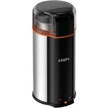 KRUPS 3oz Coffee Grinder - Silent Vortex 240W Grinding with Removable Bowl