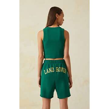 Land Rover Women's Boyfriend Sweat Shorts - Trendy & Comfortable