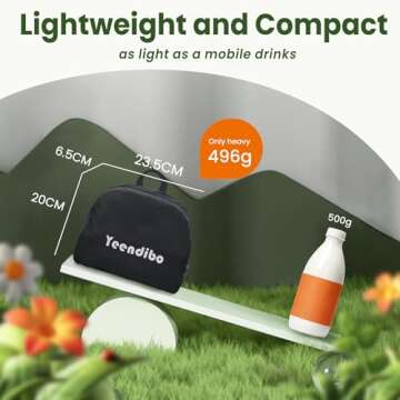 Yeendibo 33L Waterproof Hiking Backpack with Portable-Rest Station for Camping/Travel/Outdoors, Versatile & Lightweight Foldable Daypack for Men/Women (Black, Waterproof)