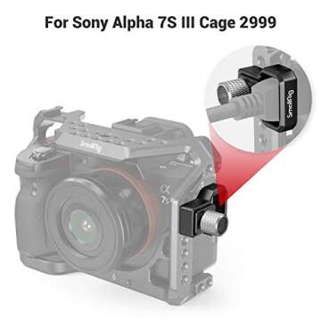 SMALLRIG HDMI Cable Clamp for Sony A7S III Camera Cage - 3000