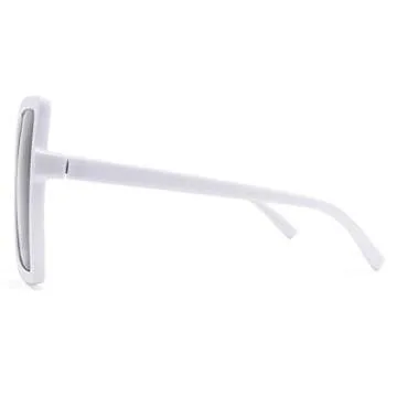 FEISEDY Oversized Square Sunglasses for Women - UV400 Protection