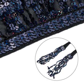 Gorgeous Belly Dance Sequin Tassel Skirt for Parties and Festivals