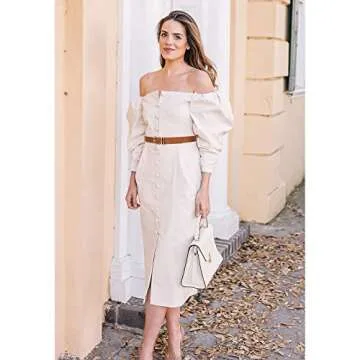 XZQTIVE Women's 3 Pack Stylish Leather Belts