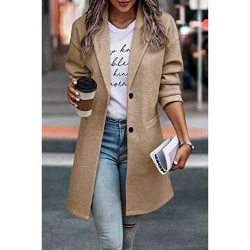 Stylish PRETTYGARDEN Plaid Shacket for Winter Style