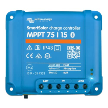 Victron Energy SmartSolar MPPT Charge Controller Bluetooth 75V 15A - Efficient Solar Management