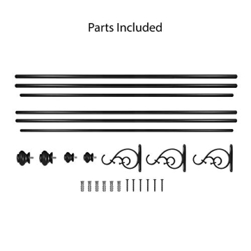 Telescoping Double Drapery Rod Set - Antique Bronze