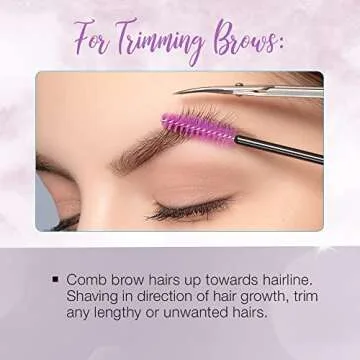 Ardell Brow Trim and Shape Tool - 3 Count Essential Grooming