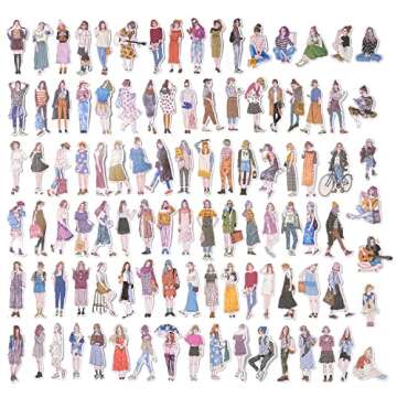 507 Pcs Vintage Scrapbook Stickers for Journaling Junk Journal Supplies,Dwpetzo People Prase Quote Stickers Pack for Scrapbooking Planners Bujo DIY Art Crafts Collage Album Aesthetic Embellishment