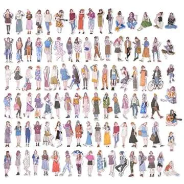 507 Pcs Vintage Scrapbook Stickers for Journaling Junk Journal Supplies,Dwpetzo People Prase Quote Stickers Pack for Scrapbooking Planners Bujo DIY Art Crafts Collage Album Aesthetic Embellishment